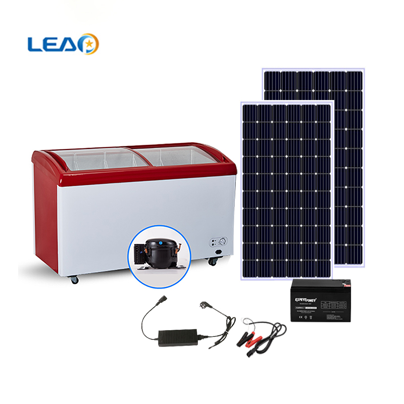 ثلاجة الآيس كريم الشمسية DC12 / 24V